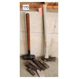 Log Splitters & Sledge Hammer