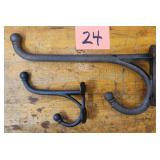 Cast Iron Horse Collar Hooks