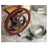 Antique Hand Crank Feed Mill
