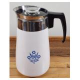 Vintage Corningware Porcelain Coffee Pot