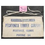 Pecatonica Lumber Company Nail Apron