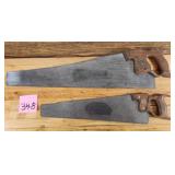 Disston 11-8 & No. 8 Hand Saws