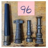 Vintage Brass Hose Nozzles