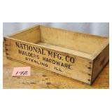 Nation MFG Co. Builders Hardware Crate