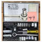 Combination Socket & Wrench Set