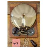 Rockford Illinois Freeman School Brass Bell