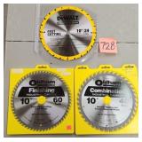 DeWalt Construction 10" Fast Cutting Blades