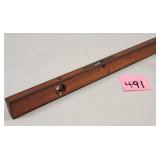 Stratton Bros. 22" Brass Frame Level