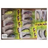 Bandit Square Bill Crank Baits - Lot of (15)