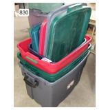 Rubbermaid 35 & 18-Gal. Containers, Lot of (4)