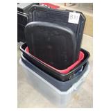 Sterlite 18 & 15-Gal. Containers, Lot of (6)