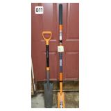 Fiskars Spade & Ridgid Trenching Shovel
