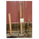 Lot of (3) Sledge Hammers