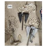 Cast Mushroom Boat Anchors