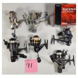 Lot of (6) New Shimano Reels