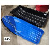 Pair of Ice Fishing Sleds