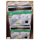 Pair of New LED Solar Security Lights