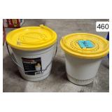Pair of Frabill Minnow Buckets