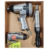 Lot of (3) Pneumatic Socket Wrenches