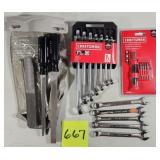 New Craftsman Combo Wrench, File & Driver Sets