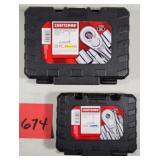 Craftsman New 1/4" & 3/8" Socket Sets