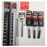 Craftsman New 3/8" Ratchets & Sockets