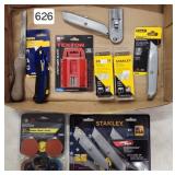 New Utility Knives, Blades & Razor Blades