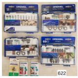 Lot of (4) Dremel Accessory Kits