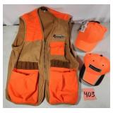 Remington Blaze Orange Hats & Hunting Vest