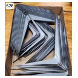 Steel Shelf Brackets, Lot of Over (40)