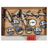 Flying Mallard & Pendant Game Ornaments