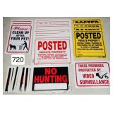 Metal & Vinyl Private Property Signs