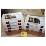 Lot of (7) Plano Stow Away Cases