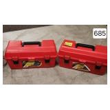Pair of 20" Vinyl Tool Boxes