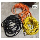 Lot of (3) Shop Compressor Air Hose