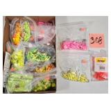 Large Assortment of Colored Jig Heads