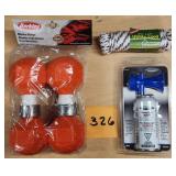 Marker Bouys, Air Horn & Utility Cord