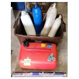 OB Fuel Can, Dock Bumpers & Transfer Pump