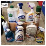 Lot of Lysol & Windex Cleaner