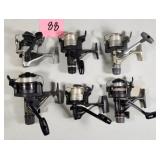 Lot of (6) Shimano Reels