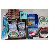 Lot of (16) Spools of New Fishing Line