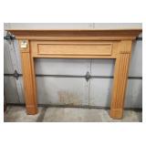 Oak Fireplace Mantle - 72" x 54"