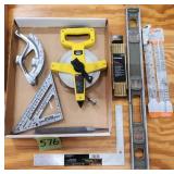 Squares, Rules, Level & Pipe Bender