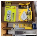 Dovetail Saws, Chalk Line & Grommet Tools