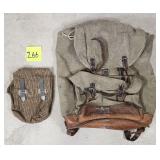 Canvas & Leather Rucksack