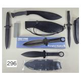 Colt Steel 12' Bolo Knife & Shangai Shadow Knife