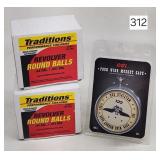 Traditions Black Powder Revolver .44 Cal. Balls