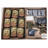 Live or Die U.S. Militia Embroidered Badges