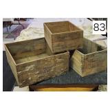 DuPont Explosives Wooden Ammo Crates