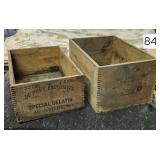 DuPont High Explosive Wooden Ammo Cases
